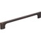 Jeffrey Alexander 192 mm Center-to-Center Brushed Oil Rubbed Bronze Asymmetrical Leyton Cabinet Pull 286-192DBAC - alternate 1